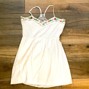 Embroidered Ethnic print dress!